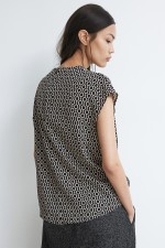 Draped blouse