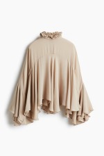 Oversized Flounced Blouse