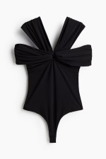 Open-shoulder Thong Bodysuit